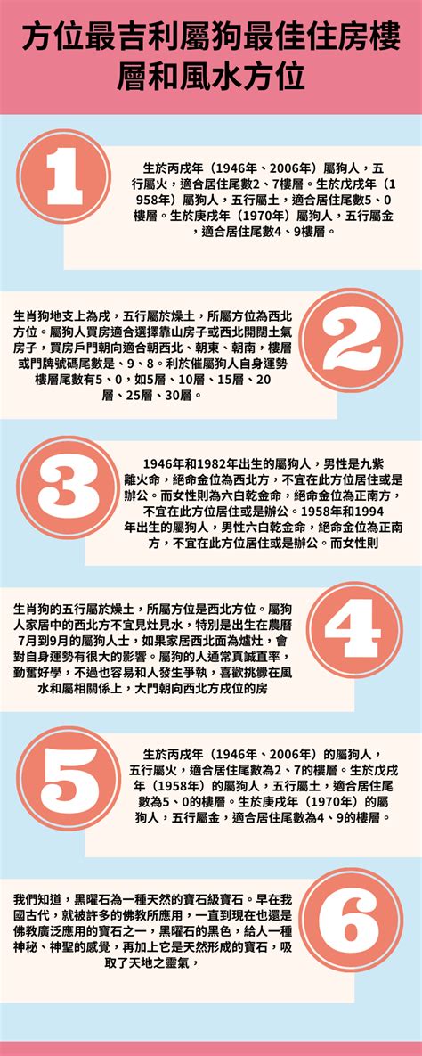 屬狗住宅方位|屬狗的人住什麼房子、樓層、方位最吉利？準的離譜！